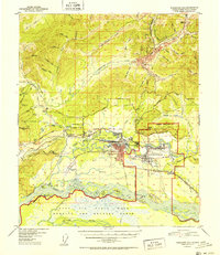 Fairbanks D-2 1952 topographic map thumbnail