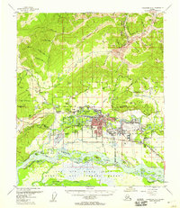 Fairbanks D-2 1955 topographic map thumbnail