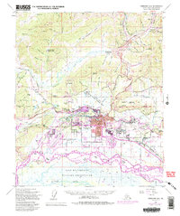 Fairbanks D-2 1954 topographic map thumbnail