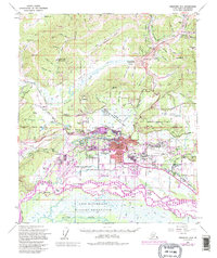 Fairbanks D-2 1954 topographic map thumbnail