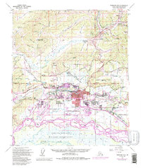 Fairbanks D-2 1954 topographic map thumbnail