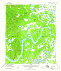 Fairbanks D-6 1954 topographic map thumbnail