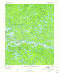Fort Yukon C-4 1952 topographic map thumbnail