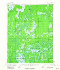 Fort Yukon D-1 1956 topographic map thumbnail
