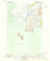 Hagemeister Island D-1 topographic map thumbnail