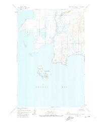 Hagemeister Island D-1 1950 topographic map thumbnail