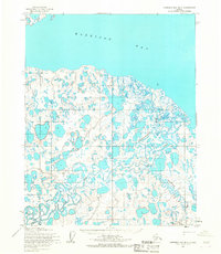 Harrison Bay B-3 1955 topographic map thumbnail