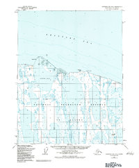 Harrison Bay D-5 1955 topographic map thumbnail