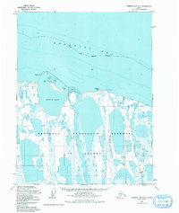 Harrison Bay D-5 1955 topographic map thumbnail