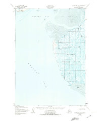 Hooper Bay B-3 1952 topographic map thumbnail