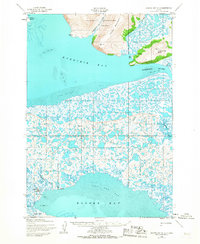 Hooper Bay C-3 1952 topographic map thumbnail