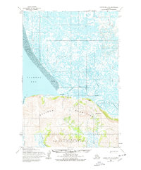 Hooper Bay D-2 1952 topographic map thumbnail