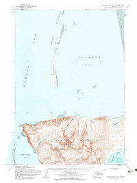 Hooper Bay D-3 1953 topographic map thumbnail