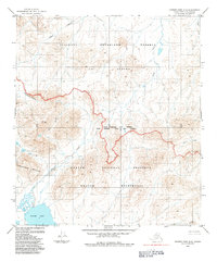 Howard Pass B-4 topographic map thumbnail
