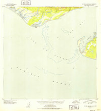 Icy Bay D-2 and D-3 1951 topographic map thumbnail