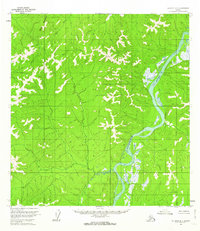 Iditarod B-1 1954 topographic map thumbnail