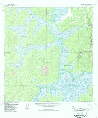 Iditarod B-5 1954 topographic map thumbnail