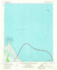 Iliamna A-1 and A-2 1951 topographic map thumbnail