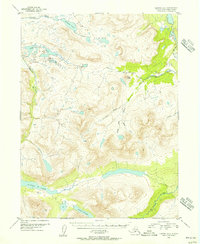 Iliamna A-5 1951 topographic map thumbnail