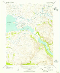 Iliamna A-6 1951 topographic map thumbnail