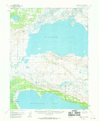 Iliamna A-7 1951 topographic map thumbnail