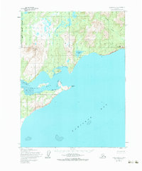 Iliamna B-3 1954 topographic map thumbnail