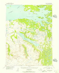 Iliamna B-5 1951 topographic map thumbnail