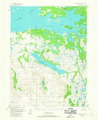 Iliamna B-5 1954 topographic map thumbnail