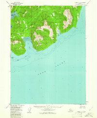 Iliamna C-1 1958 topographic map thumbnail