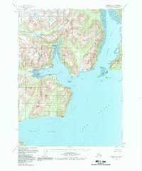 Iliamna C-2 1958 topographic map thumbnail