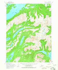 Iliamna C-3 1954 topographic map thumbnail