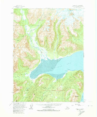 Iliamna D-1 1958 topographic map thumbnail
