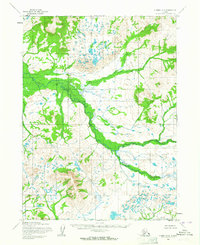 Iliamna D-8 1954 topographic map thumbnail