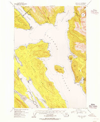 Juneau A-1 1954 topographic map thumbnail