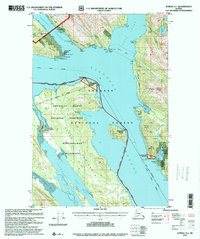 Juneau A-1 1996 topographic map thumbnail