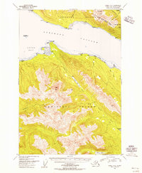 Juneau A-2 1951 topographic map thumbnail