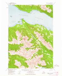 Juneau A-2 1951 topographic map thumbnail