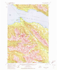 Juneau A-2 1951 topographic map thumbnail