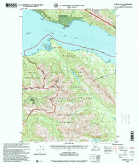 Juneau A-2 1996 topographic map thumbnail