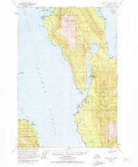 Juneau A-3 1950 topographic map thumbnail