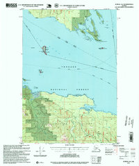 Juneau A-4 1995 topographic map thumbnail