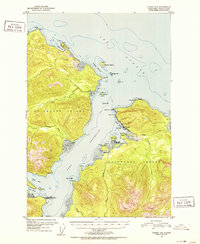 Juneau A-5 1951 topographic map thumbnail