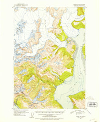 Juneau B-1 1952 topographic map thumbnail