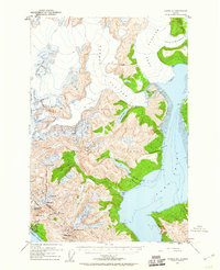 Juneau B-1 1952 topographic map thumbnail