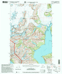 Juneau B-1 1997 topographic map thumbnail