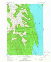 Juneau B-4 1948 topographic map thumbnail