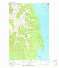 Juneau B-4 1949 topographic map thumbnail