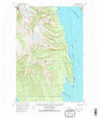 Juneau B-4 1949 topographic map thumbnail