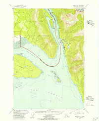 Juneau B-5 1948 topographic map thumbnail