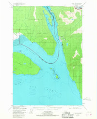 Juneau B-5 1950 topographic map thumbnail